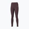Colanți de alergare pentru femei Mizuno Active Warmalite Long Tight raisin