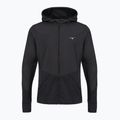 Geacă de alergare pentru bărbați Mizuno Active Warmalite Hybrid Full Zip Hooded Long Sleeve Top black