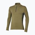 Bluză de alergare pentru bărbați Mizuno Active Warmalite Half Zip Long Sleeve Top martini olive