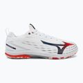 Încălțăminte de tenis pentru bărbați Mizuno Wave Drive Neo 4 white/insignia blue/orange 2