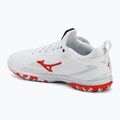 Încălțăminte de tenis pentru bărbați Mizuno Wave Drive Neo 4 white/insignia blue/orange 3