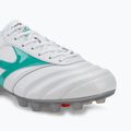 Încălțăminte de fotbal Mizuno Morelia II Japan FG white/arcadia/lava orange 7