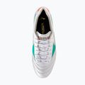 Încălțăminte de fotbal Mizuno Morelia II Elite FG white/arcadia/lava orange 5