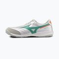 Încălțăminte de fotbal Mizuno Morelia Sala Pro TF white/arcadia/lava orange