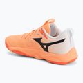 Încălțăminte de volei Mizuno Wave Momentum Elite flamingo coral/lava orange/white 3