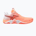 Încălțăminte de volei Mizuno Wave Momentum Elite flamingo coral/lava orange/white