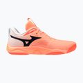 Încălțăminte de volei Mizuno Wave Momentum Elite flamingo coral/lava orange/white 2
