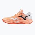 Încălțăminte de volei Mizuno Wave Momentum Pro flamingo coral/carbon/white