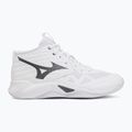 Încălțăminte de volei Mizuno Wave Momentum Pro Mid white/metallic gray/black 2