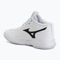 Încălțăminte de volei Mizuno Wave Momentum Pro Mid white/metallic gray/black 3