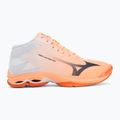 Încălțăminte de volei Mizuno Wave Lightning Pro Mid flamingo coral/carbon/white 2