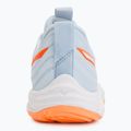 Încălțăminte de volei pentru femei Mizuno Wave Momentum Elite blue finch/white/lava orange 6