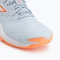 Încălțăminte de volei pentru femei Mizuno Wave Momentum Elite blue finch/white/lava orange 7