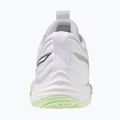 Încălțăminte de volei pentru femei Mizuno Wave Momentum Elite white/balsam green/ambrosia 3