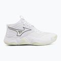Încălțăminte de volei pentru femei Mizuno Wave Momentum Elite Mid white/balsam green/ambrosia 2