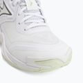 Încălțăminte de volei pentru femei Mizuno Wave Momentum Elite Mid white/balsam green/ambrosia 7