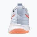 Încălțăminte de volei pentru femei Mizuno Wave Momentum Pro blue finch/lava orange/flamingo coral 3