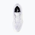 Încălțăminte de volei pentru femei Mizuno Wave Momentum Pro white/aqua gray/ambrosia 5
