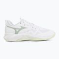 Încălțăminte de volei pentru femei Mizuno Wave Momentum Pro white/aqua gray/ambrosia 2