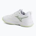 Încălțăminte de volei pentru femei Mizuno Wave Momentum Pro white/aqua gray/ambrosia 3