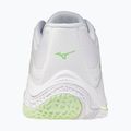 Încălțăminte de volei pentru femei Mizuno Wave Lightning Elite white/balsam green/ambrosia 3