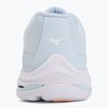 Încălțăminte de volei pentru femei Mizuno Wave Lightning Pro blue finch/lava orange/flamingo coral 6