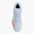 Încălțăminte de volei pentru femei Mizuno Wave Lightning Pro Mid blue finch/lava orange/flamingo coral 5