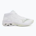 Încălțăminte de volei pentru femei Mizuno Wave Lightning Pro Mid white/aqua gray/ambrosia 2