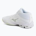 Încălțăminte de volei pentru femei Mizuno Wave Lightning Pro Mid white/aqua gray/ambrosia 3