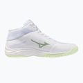Încălțăminte de volei pentru femei Mizuno Lightning Select Mid white/aqua gray/ambrosia 2
