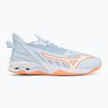 Încălțăminte de handbal pentru femei Mizuno Wave Mirage 5 blue finch/white 2