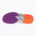 Încălțăminte de tenis pentru femei Mizuno Wave Exceed Court AC white/dahlia/lava orange 4