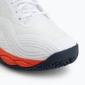 Încălțăminte de tenis pentru bărbați Mizuno Wave Enforce Court 2 AC white/insignia blue/orange 7