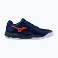 Încălțăminte de tenis pentru bărbați Mizuno Wave Enforce Court 2 CC beacon blue/lava orange/white