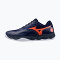 Încălțăminte de tenis pentru bărbați Mizuno Wave Enforce Court 2 CC beacon blue/lava orange/white 2