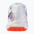 Încălțăminte de tenis pentru femei Mizuno Wave Enforce Court 2 CC white/dahlia/sunstone 3