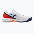 Încălțăminte de tenis pentru bărbați Mizuno Neo Ace CC white/insignia blue/orange 2