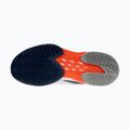 Încălțăminte de tenis pentru bărbați Mizuno Neo Ace CC white/insignia blue/orange 4