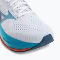 Încălțăminte de alergare pentru bărbați Mizuno Wave Rider 30 white/blue jewel/orange 7