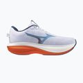 Încălțăminte de alergare pentru bărbați Mizuno Wave Rider 30 white/blue jewel/orange 2