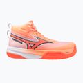 Încălțăminte de volei Mizuno Neo Jump Mid flamingo coral/lava orange/white