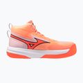 Încălțăminte de volei Mizuno Neo Jump Mid flamingo coral/lava orange/white 2