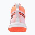 Încălțăminte de volei Mizuno Neo Jump Mid flamingo coral/lava orange/white 3