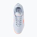 Încălțăminte de volei pentru femei Mizuno Wave Luminous Elite blue finch/lava orange/flamingo coral 5