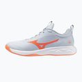 Încălțăminte de volei pentru femei Mizuno Wave Luminous Pro blue finch/lava orange/flamingo coral