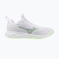Încălțăminte de volei pentru femei Mizuno Wave Luminous Pro white/aqua gray/ambrosia