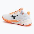 Încălțăminte de handbal Mizuno Wave Stealth Neo 2.1 white/black/flamingo coral 3