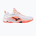 Încălțăminte de handbal Mizuno Wave Stealth Neo 2.1 white/black/flamingo coral