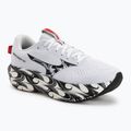 Încălțăminte de alergare pentru bărbați Mizuno Wave Rider 30 Disclosure white/black/high risk red