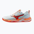 Încălțăminte de handbal Mizuno Wave Stealth Elite white/lava orange
